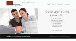 Desktop Screenshot of cocoasettlement.com